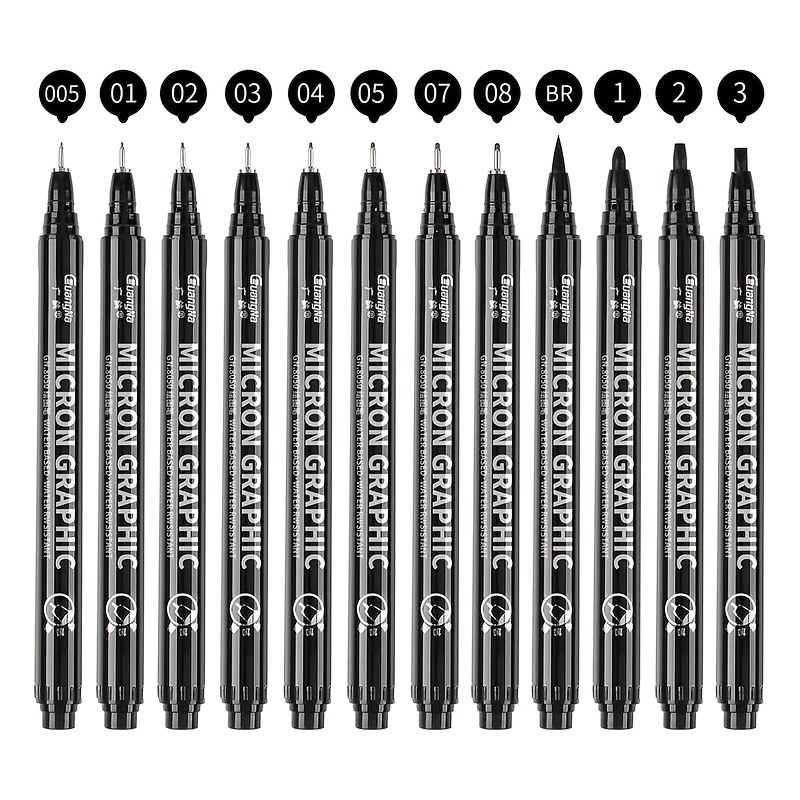3 Pcs Scratch Painting Pens Sketch Art Drawing Scraping Pen Stylus Pens (Black), Size: 3pcs