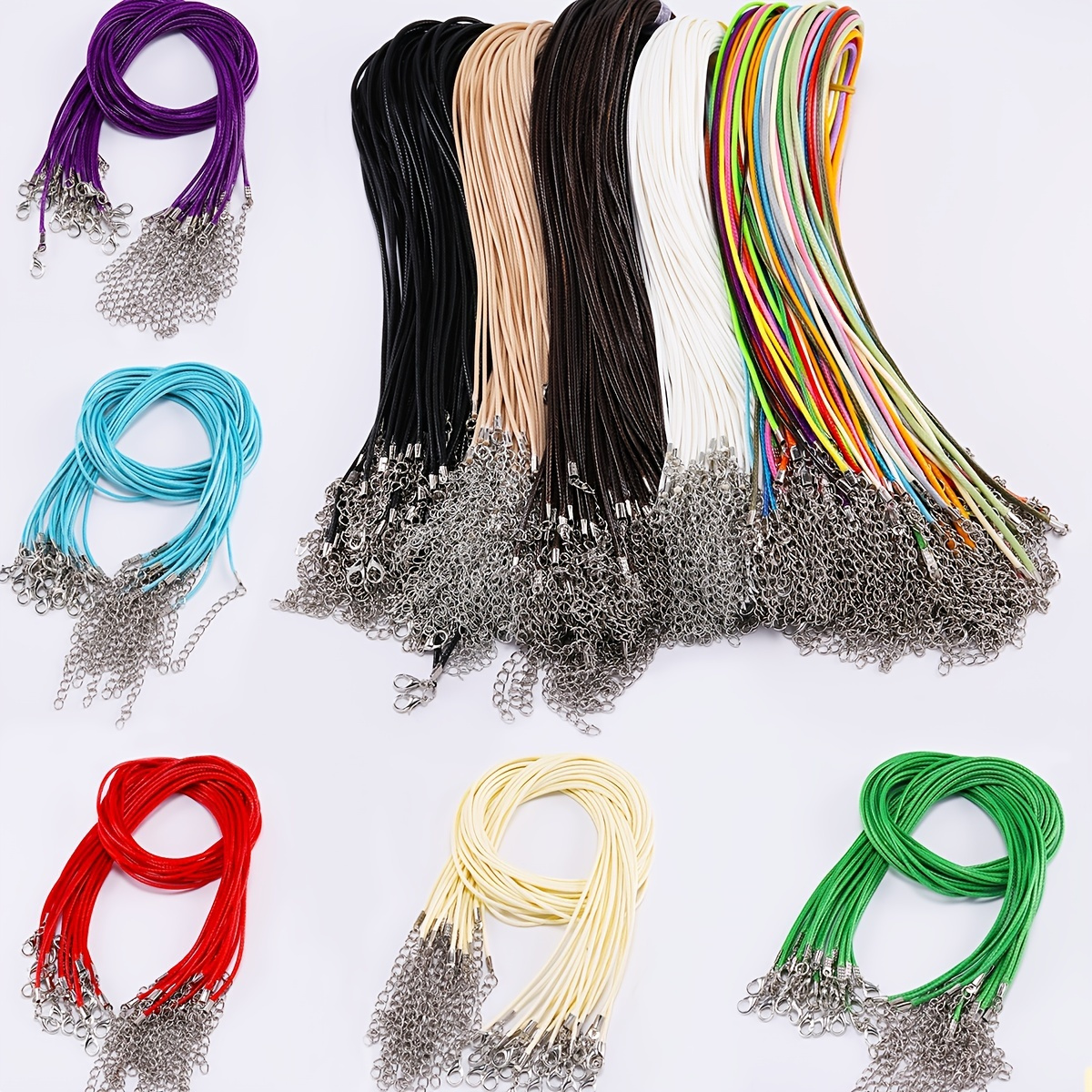 Random Mixed Color Waxed Polyester Cord Monochrome Cord Bracelet Cord For  Diy Bracelet Jewelry Making Accessories - Temu United Arab Emirates
