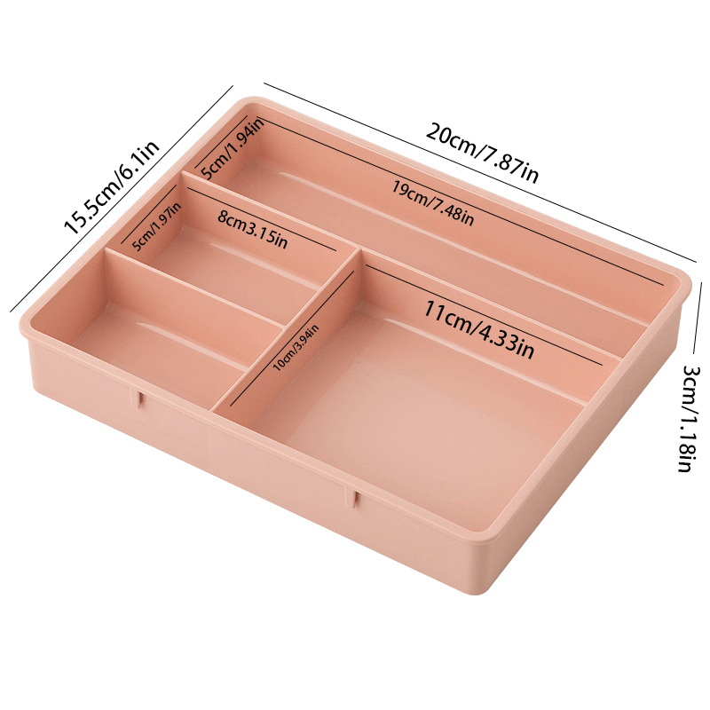 Stackable Desk Organizer Box Set Of 2