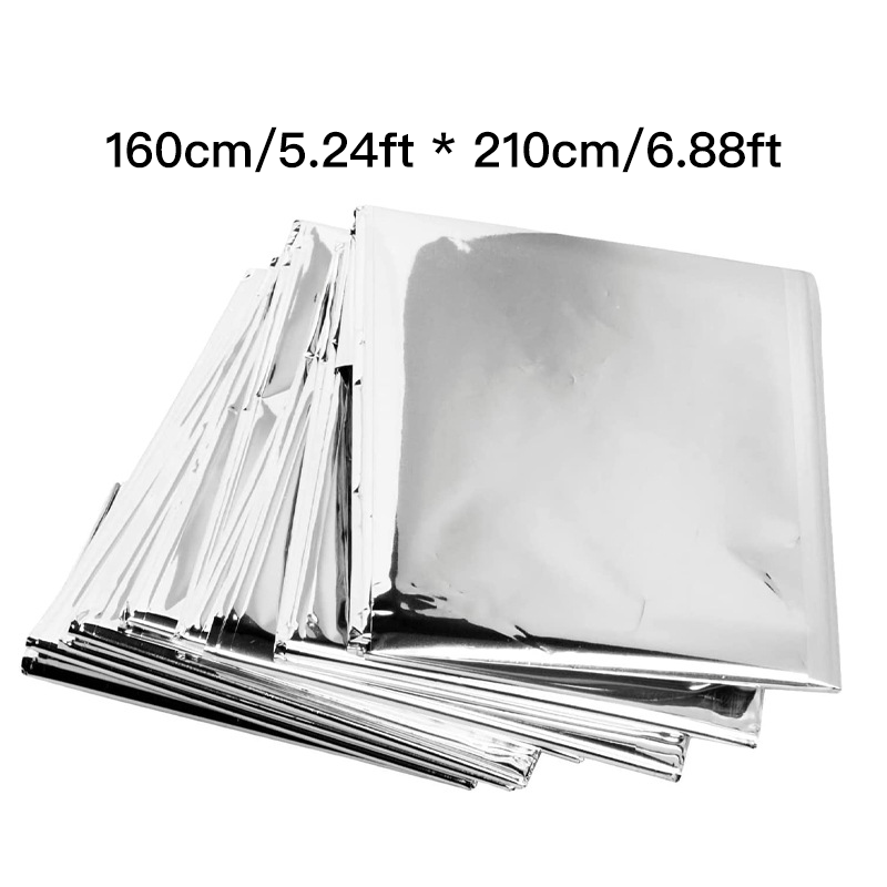 Mylar Thermal Blankets Emergency Survival Camping Hiking