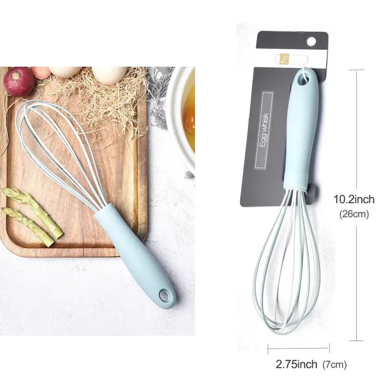Silicone Whisk Colorful Kitchen Whisk Egg Beater For - Temu