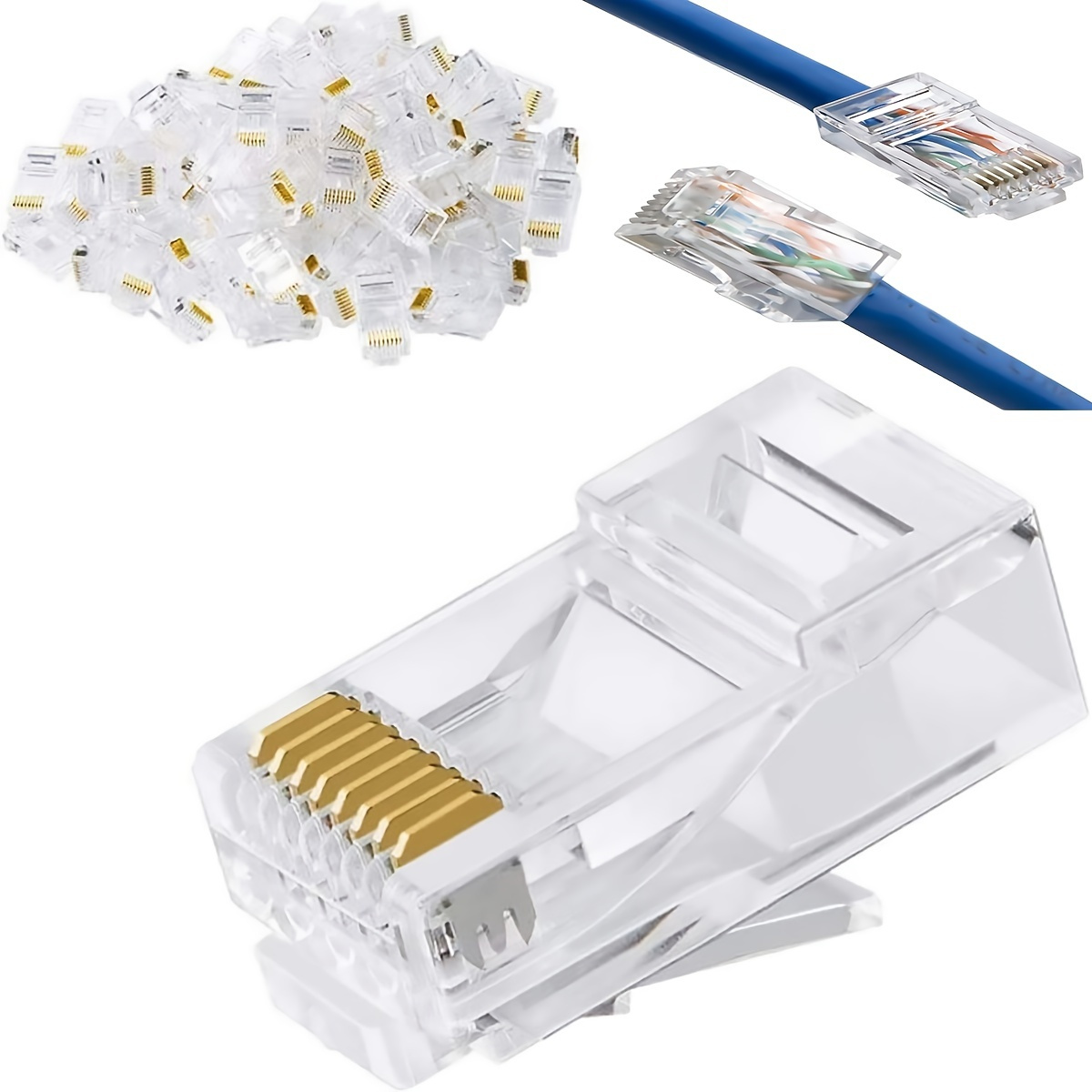 Cat6 Rj45 Waterproof Ip67 Ethernet Network Cable Connector - Temu