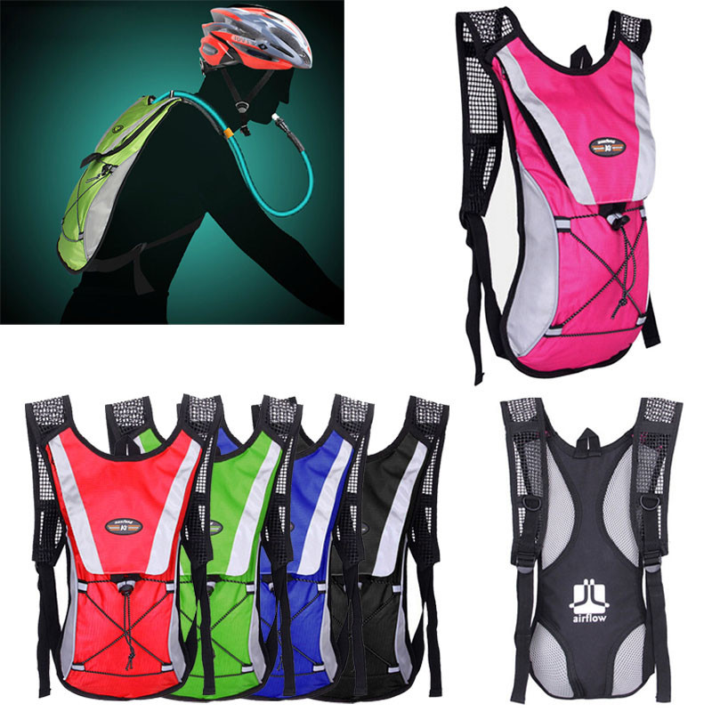  Mochila de ciclismo, mochila de hidratación, mochila de agua  para ciclismo, mochila para ciclismo, mochila transpirable y ligera para  deportes al aire libre, viajes, montañismo, hidratación, bolsa de agua para  hombres