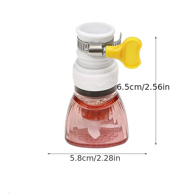 1pc faucet water filter purifier water filter faucet bathroom sink with 360 rotatable faucet extender water saving faucet with adjustable and retractable for kitchen bathroom accessories details 5
