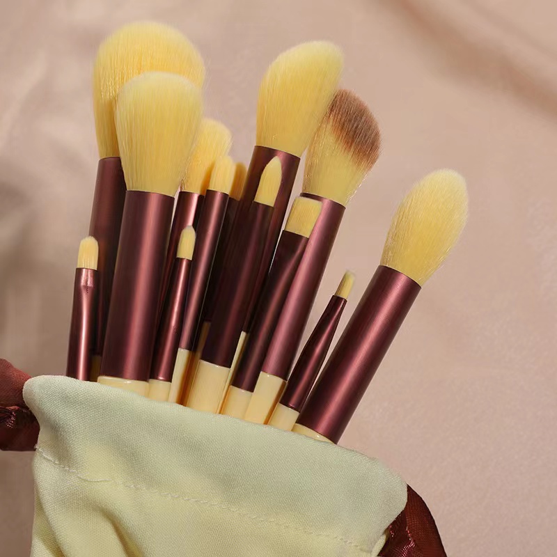 13PCS Soft Bristle Makeup Brushes Kit Complete Set for Beginners