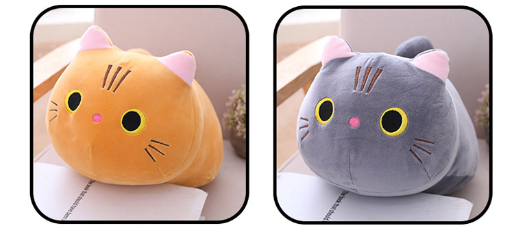 Kawaii cat plush cushion for cuddling KAOWKAT™