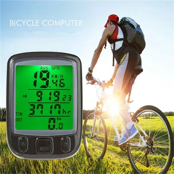 Contachilometri Contachilometri Contachilometri Bicicletta Da Ciclismo LCD  Senza Fili Bici Da Ciclismo, Retroilluminazione Impermeabile, Computer Da  Ciclismo Cablato Impermeabile Da 16,08 €