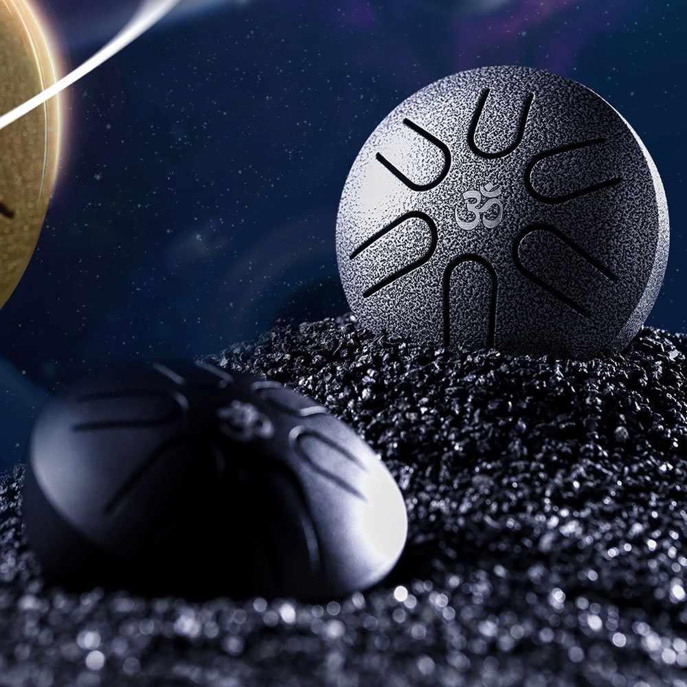 Mini Steel Tongue Drum 6 Notes Includes Mallets Music Book Temu