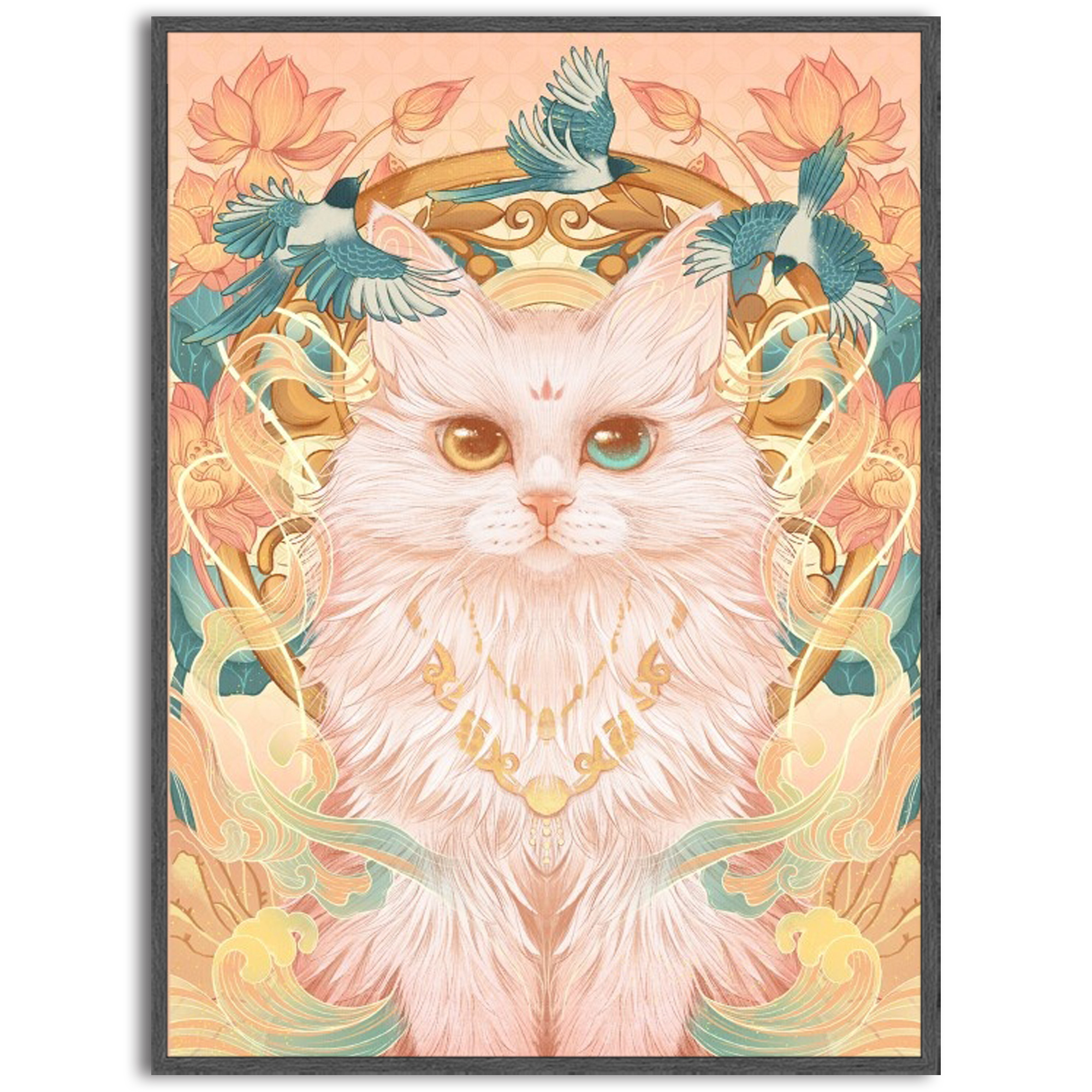 Cute Cat Wallpaper 12 x 18 Wall Poster Photographic Paper - Abstract,  Animals, Animation & Cartoons, Architecture, Art & Paintings, Children,  Comics, Cuisine, Decorative, Educational, Floral & Botanical, Gaming,  Humor, Maps, Minimal