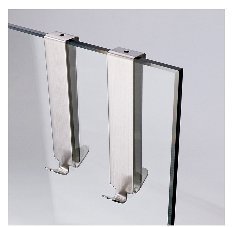 Stainless Steel Shower Hooks Glass Door Shower Hook Lightweight