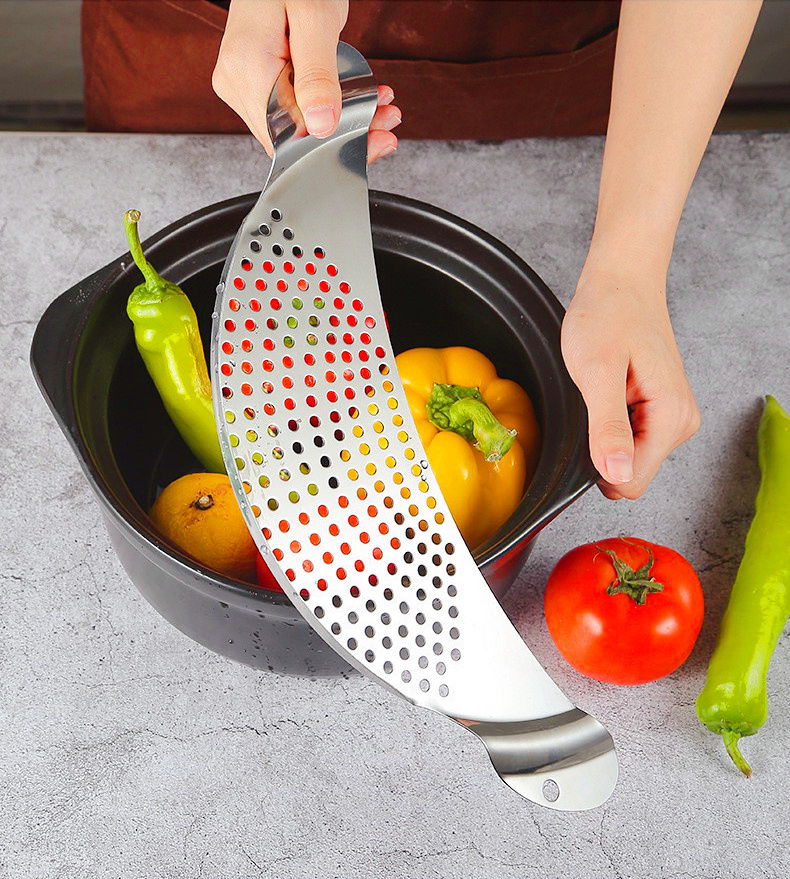 Leakproof Strainer Washing Rice Vegetables Fruits Drain Temu