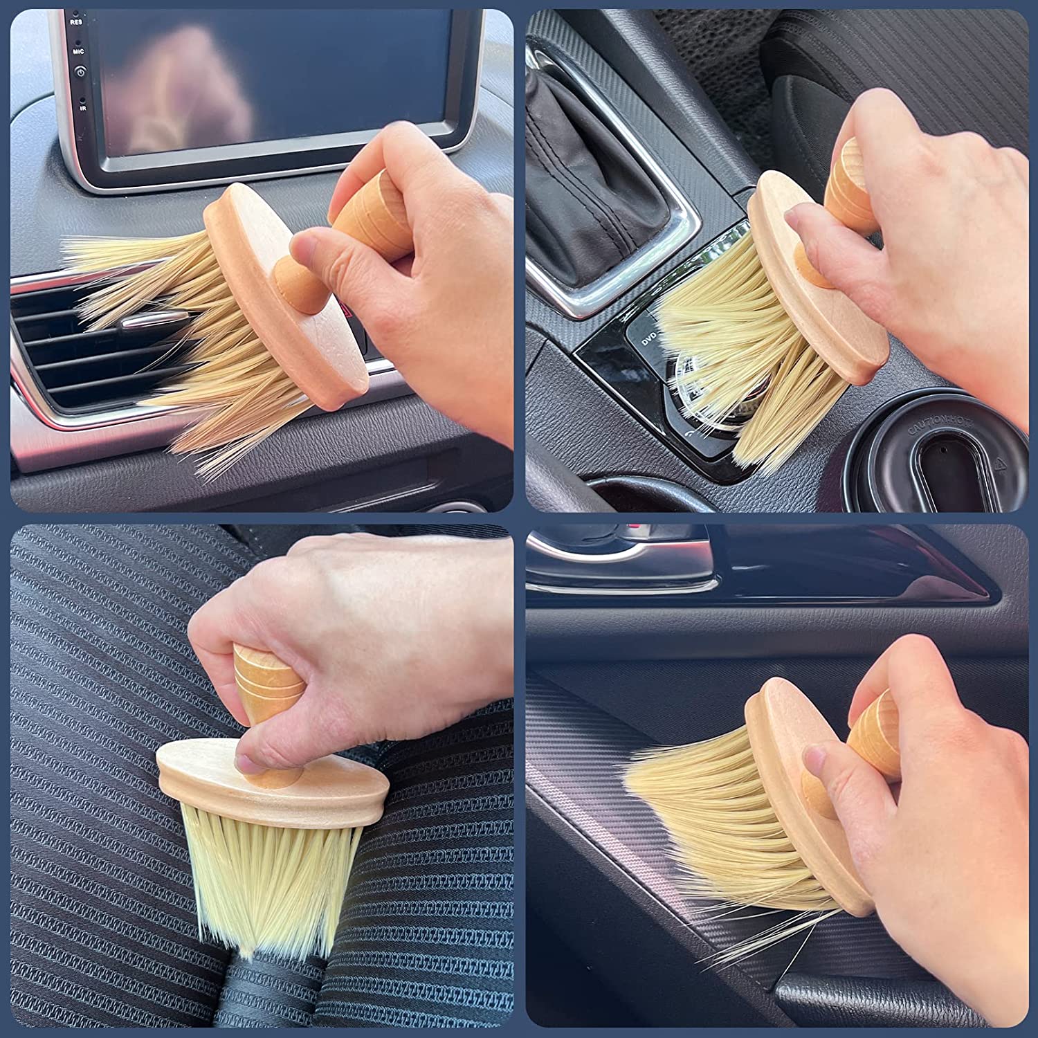 Car Interior Detailing Cleaning Brushes : Car Duster, Keyboard