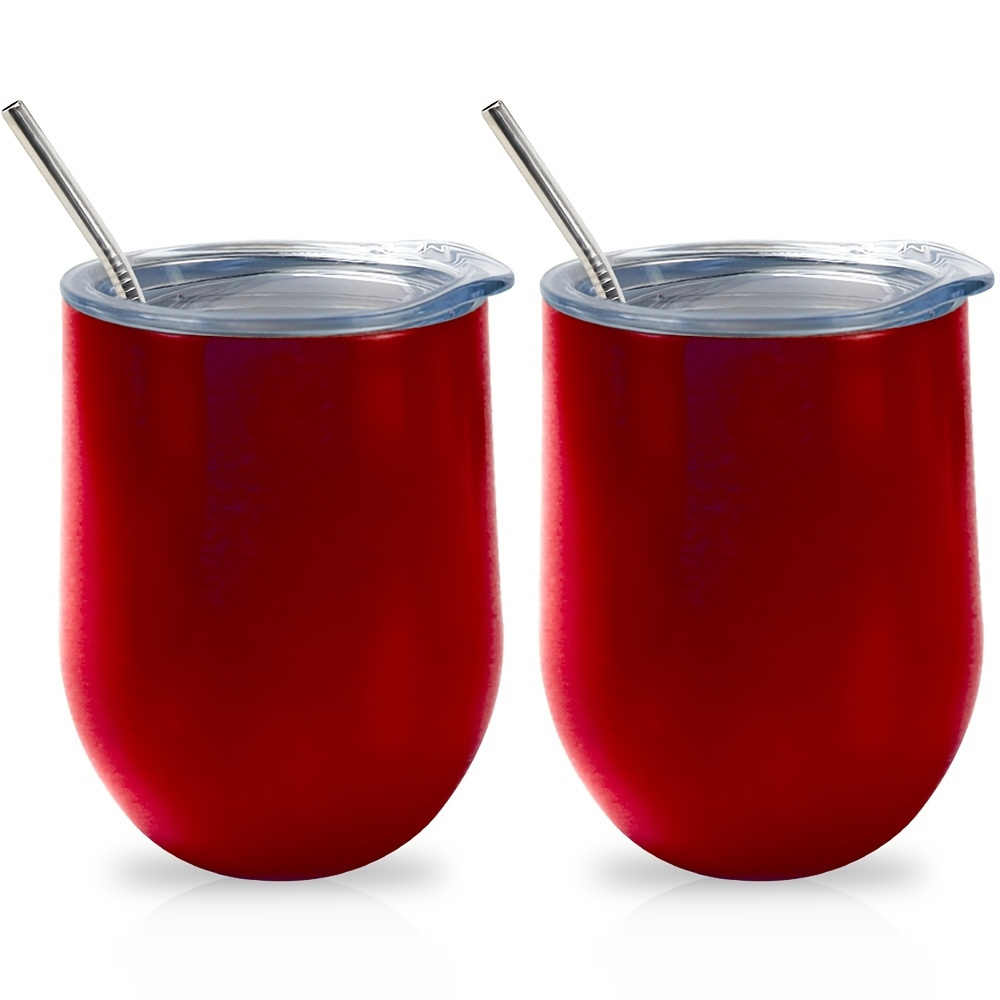 Stainless Steel Wine Glass For RTIC Style Tumbler Cups Goblet Red Wine Beer  Mugs With Lid Tumbler Baseball Cups 10oz SF86 From Bling_world, $5.58