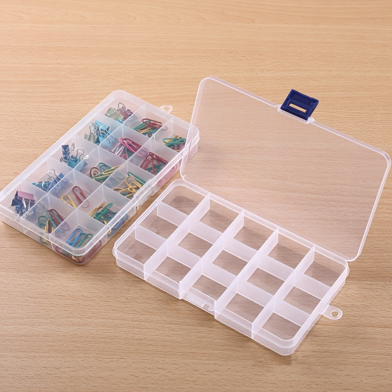 12-Pk) Juvale Jewelry Box Clear Plastic Bead Storage Containers 10  Compartments – Tacos Y Mas