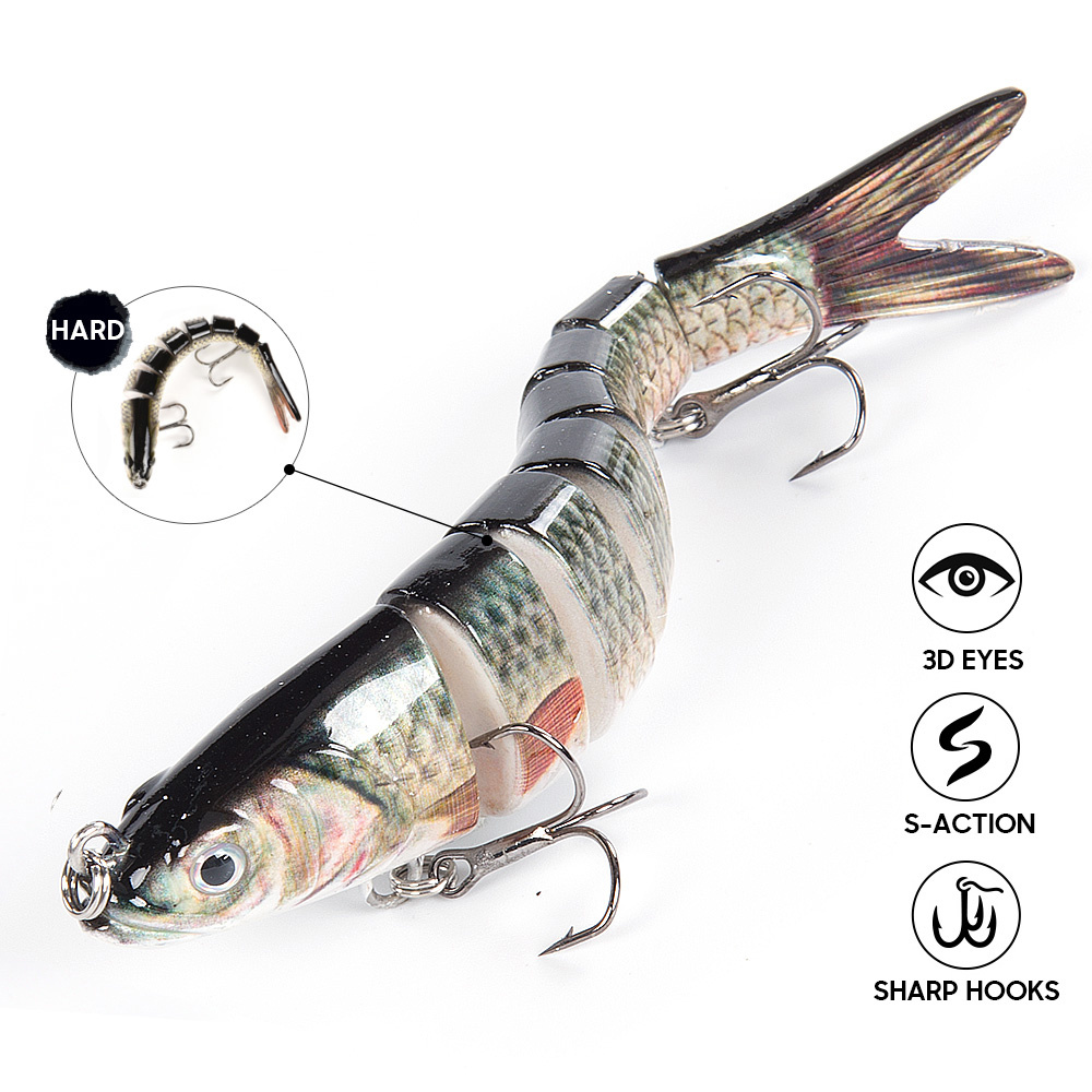 Hunthouse Topwater Bionic 3D Bat Fishing Lure Floating Surface Wobbler Hard  Bait 95mm 28g Freshwater Artificial For Bass Tackle