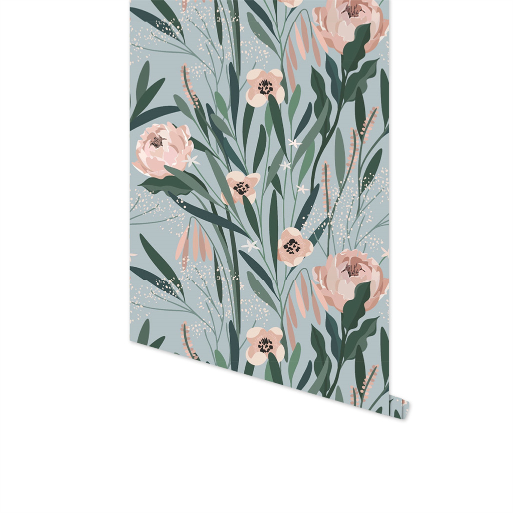 Papel pintado autoadhesivo Spring flowers para pared 