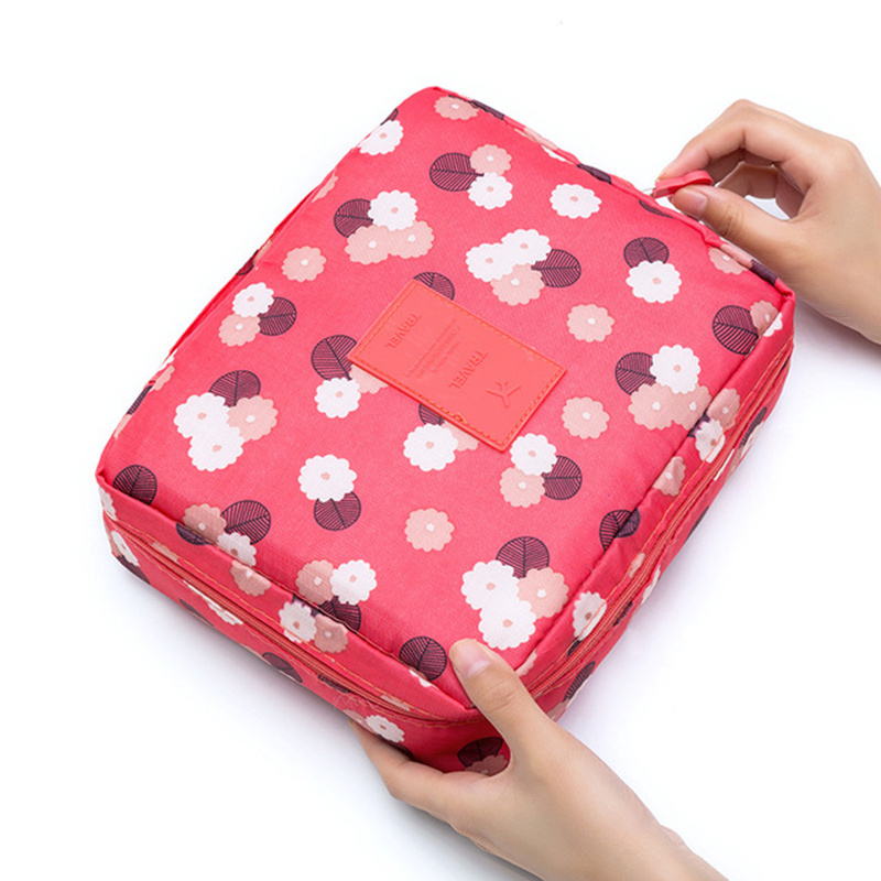Portable Travel Toiletry Bag Waterproof Cosmetic Organizer - Temu