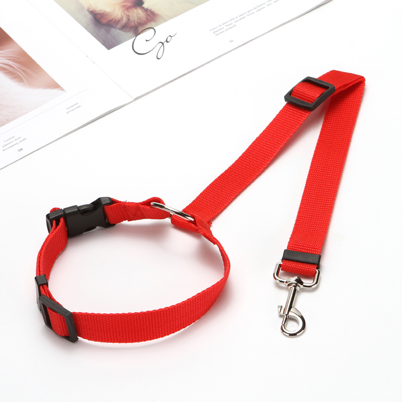 adjustable nylon car safety seat belt for dogs