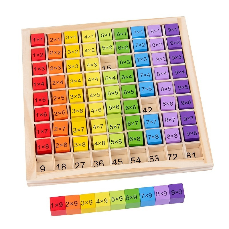 

Diikamiiok Boost Your Kid's Math Skills With This Wooden Montessori Multiplication Table Toy!