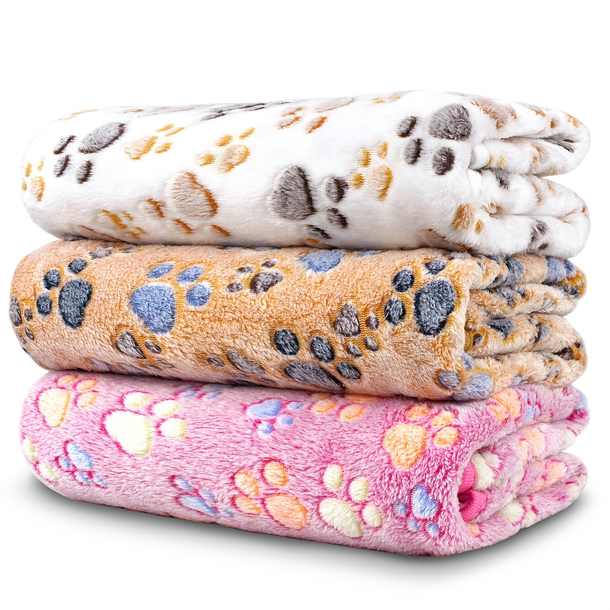 Dog Blankets For Large Dogs Cats 3 Pack Dog Blanket Washable 41 X 31 
