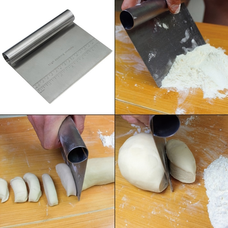 Professional Stainless Steel Dough Scraper And Cutter - Temu