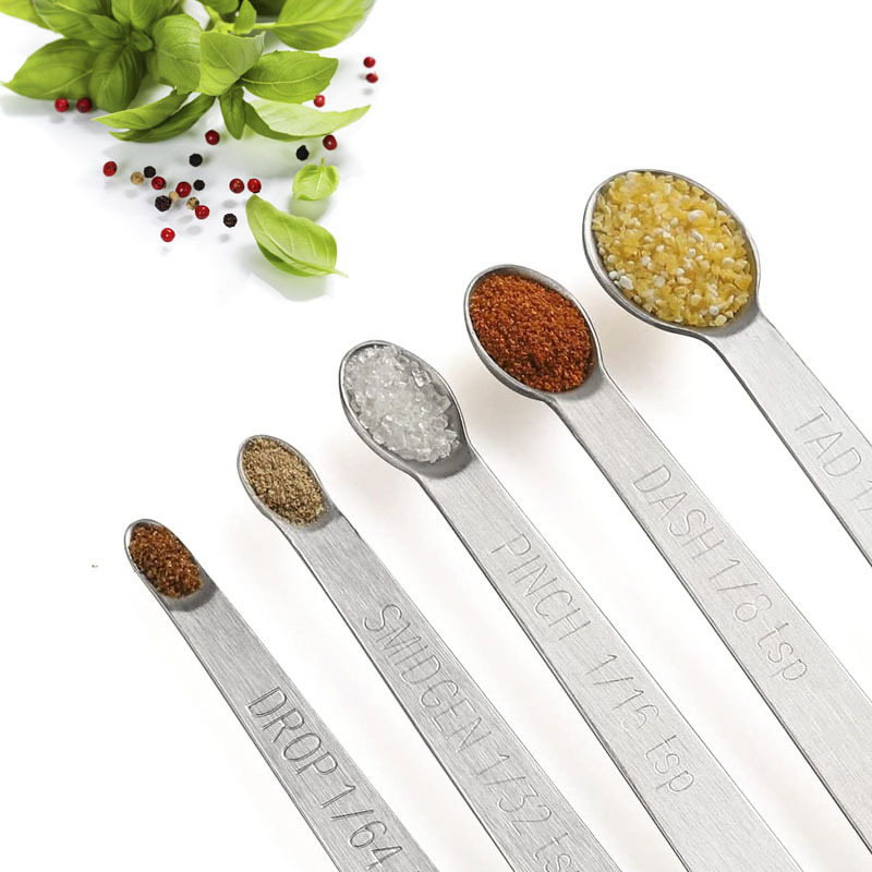 Dropship 5pcs Measuring Spoons Set; Stainless Steel Mini Measuring Spoons;  Teaspoons For Measuring Dry And Liquid Ingredients to Sell Online at a  Lower Price