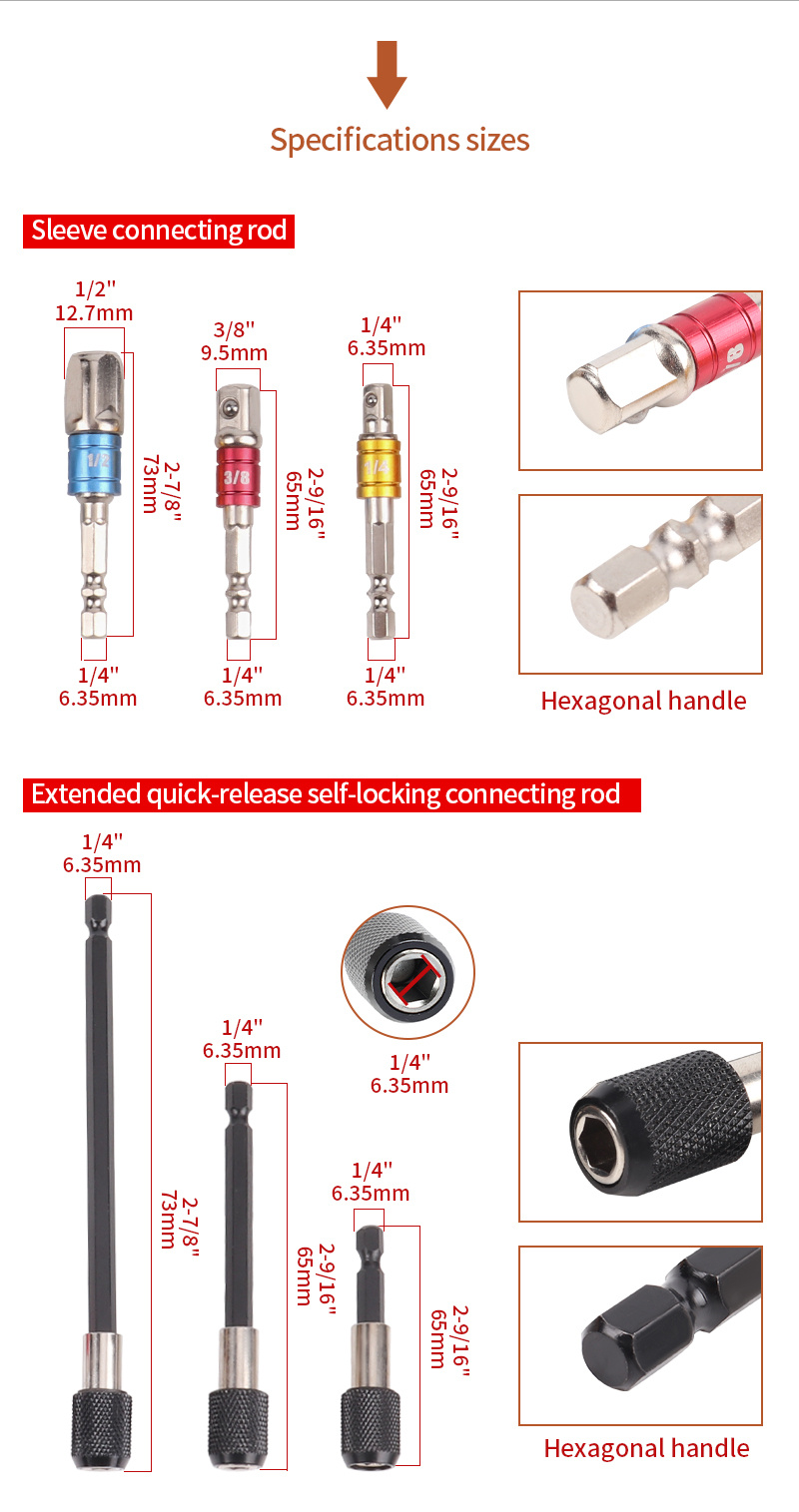 90 Degree Angle Extension Right Driver Drilling Shank Screwdriver Magnetic 1 4 Inch Hex Drill Bit