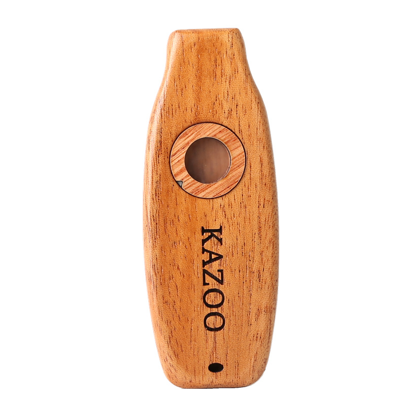 Mahogany Wood Kazoo Wooden Kazoo Flute Musical Instrument