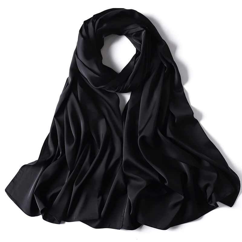 Jamilah 100% Pure Silk Womens Thin Soft Long Shawl Wrap 25x76