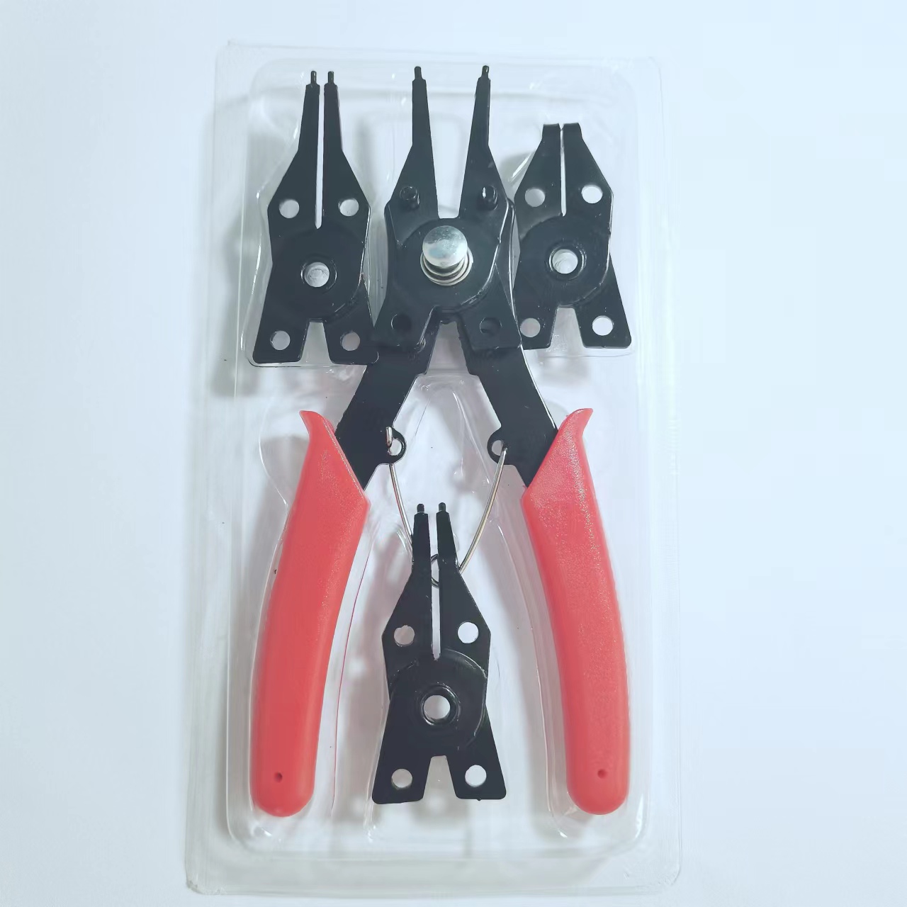 Multifunctional Snap Ring Pliers Set With Interchangeable - Temu