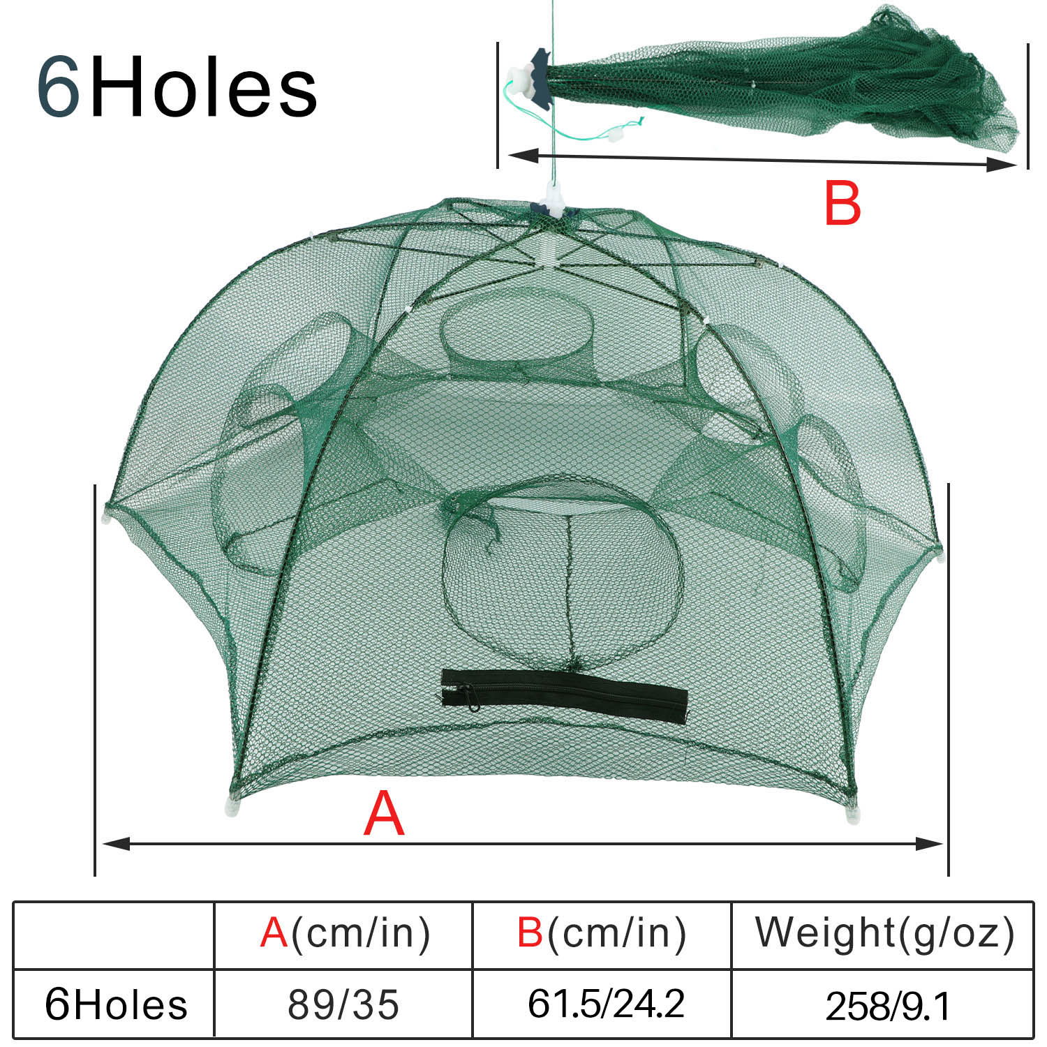 Sougayilang Foldable Fishing Net Trap: Catch Crabs Crawdads - Temu