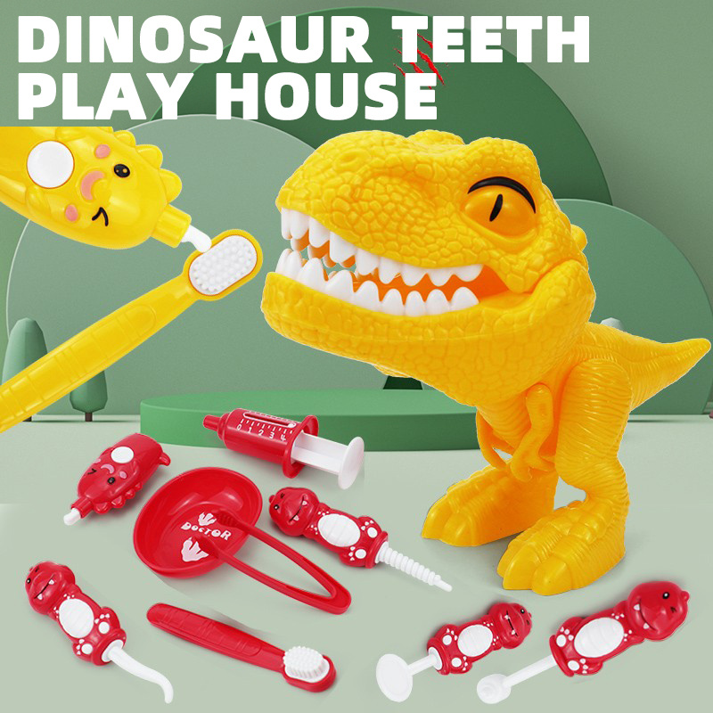 Dinosaur World Baby Doctor Play House Toy, Tooth Set Dentist Set, Baby ...