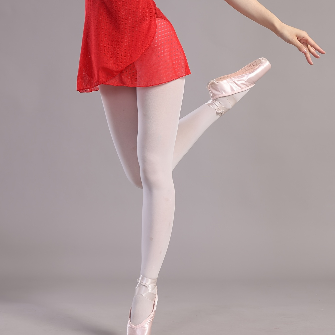 Falda cruzada de balletFalda de ballet para mujer Latin Jazz Ballroom  Sheers para danza, falda de mujer y adolescente