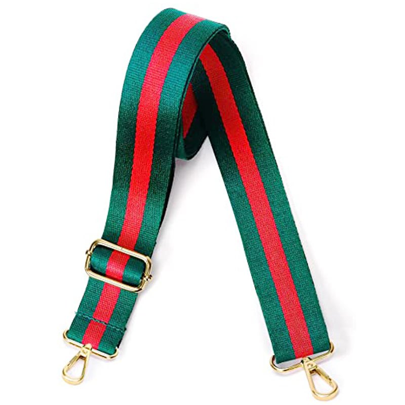 Purse Strap Wide Shoulder Straps, Adjustable Replacement Straps For Women  Crossbody Bag Handbag Gifts Canvas (red Green) - Temu