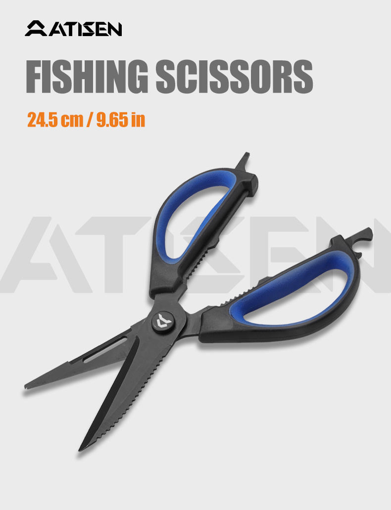 Atisen Multifunctional Stainless Steel Fishing Shears - Perfect