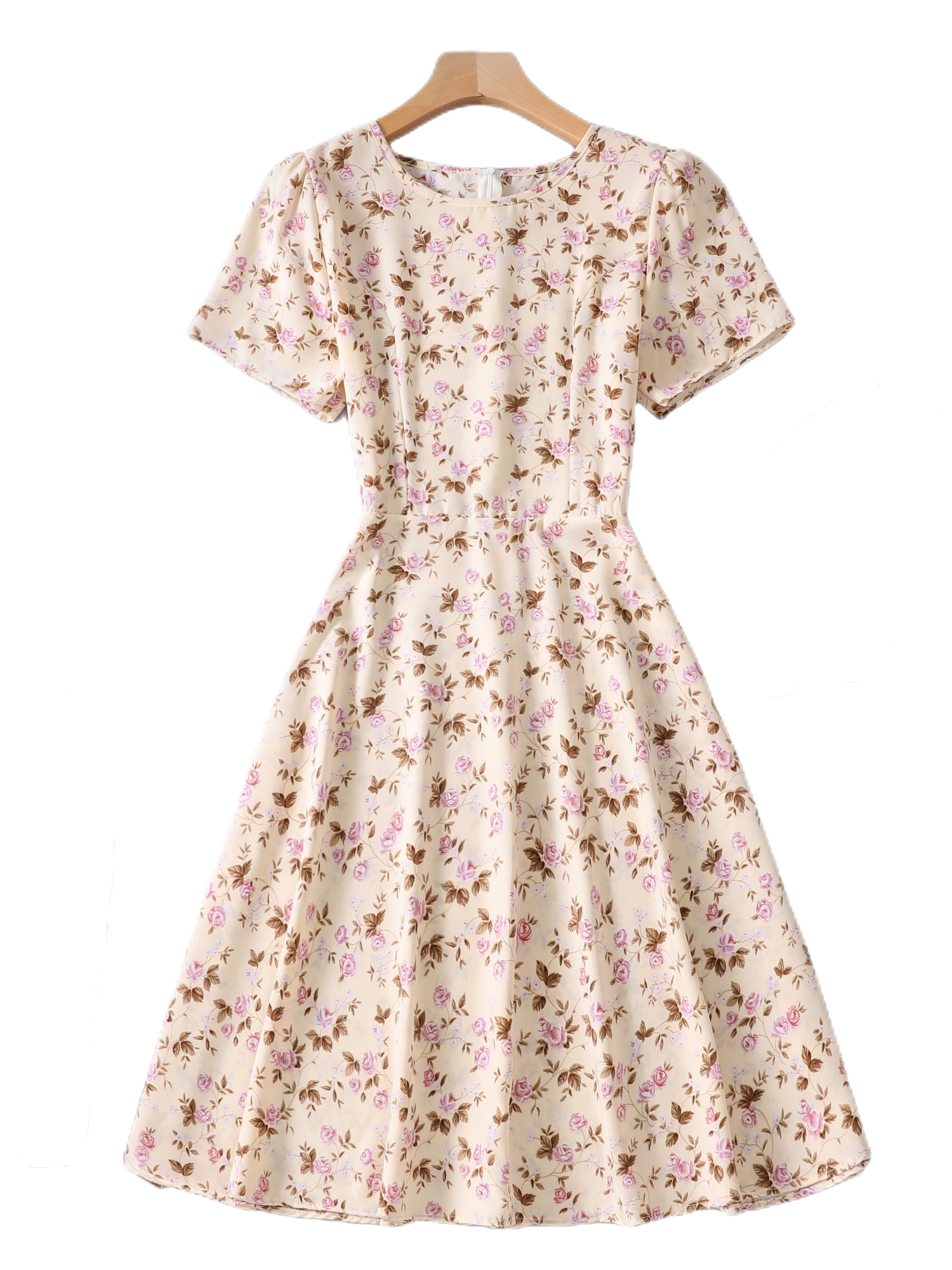 Floral Print Retro Party Dress Casual Every Day Dress Spring Temu