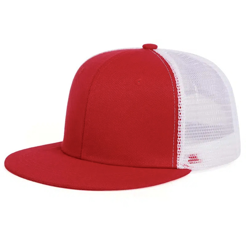 Gorra plana de malla para hombre y adulto, gorro militar de poliéster de  gran tamaño, estilo informal, ideal para el verano y exteriores, 55-60cm,  60-66cm