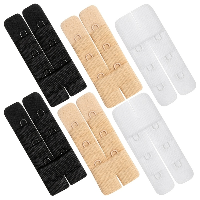 3pcs Bra Extension Buckle Set, Convenient & Adjustable 3 Rows 3 Hook Bra  Strap Extenders, Women's Lingerie & Underwear Accessories