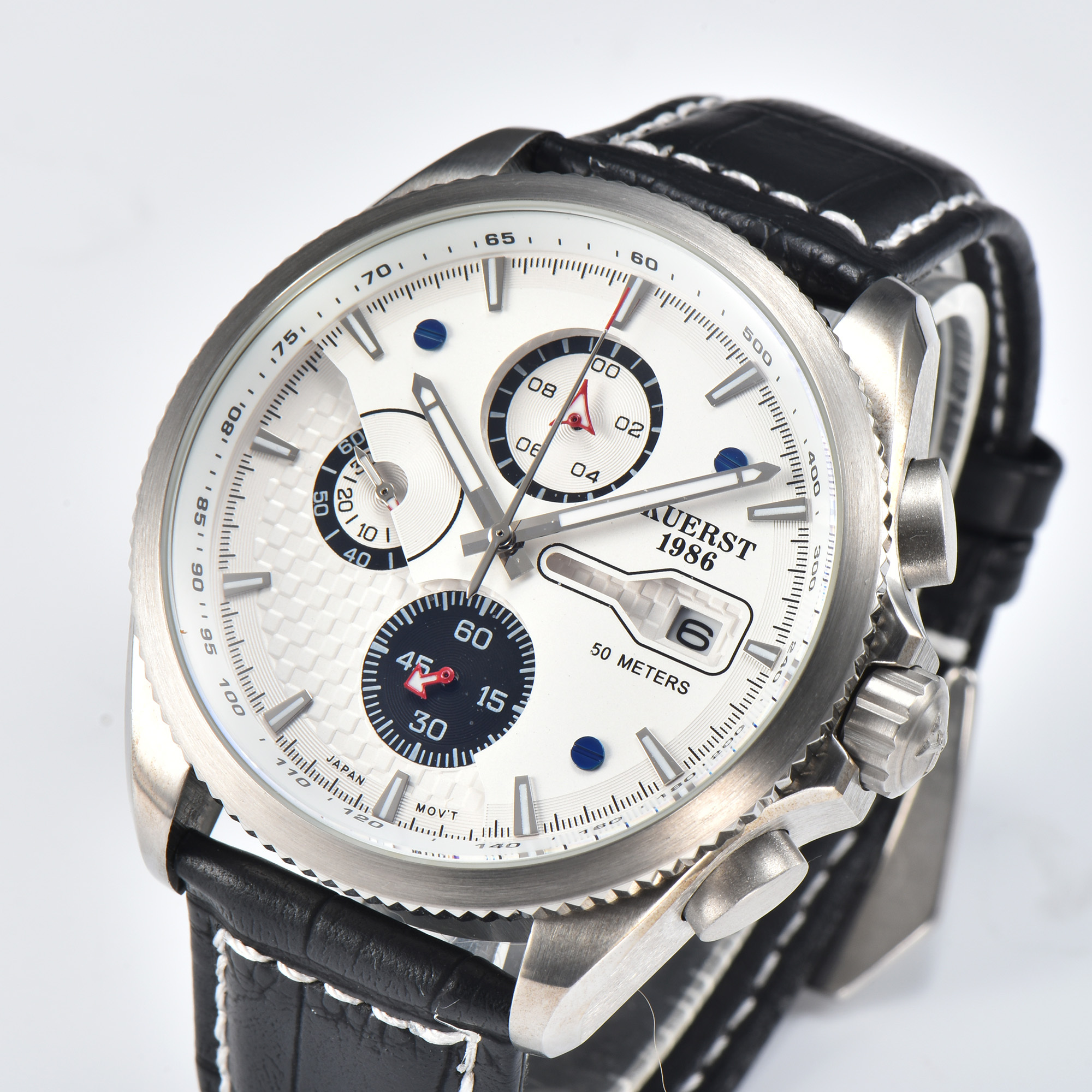 Men's Running Chronograph Quartz Watch,3 Colors Available Temu