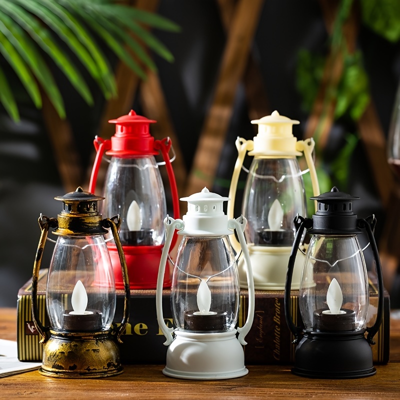 Mini Retro Lanterns Candle Night Light Flame Light Weddings Temu