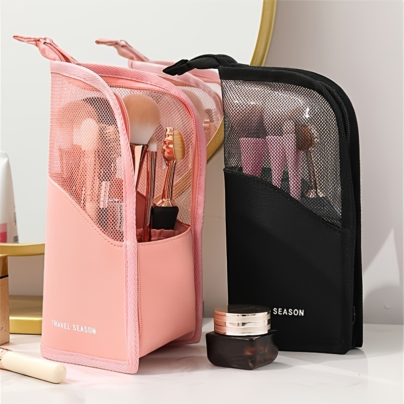 Portable Makeup Brush Bag - Temu