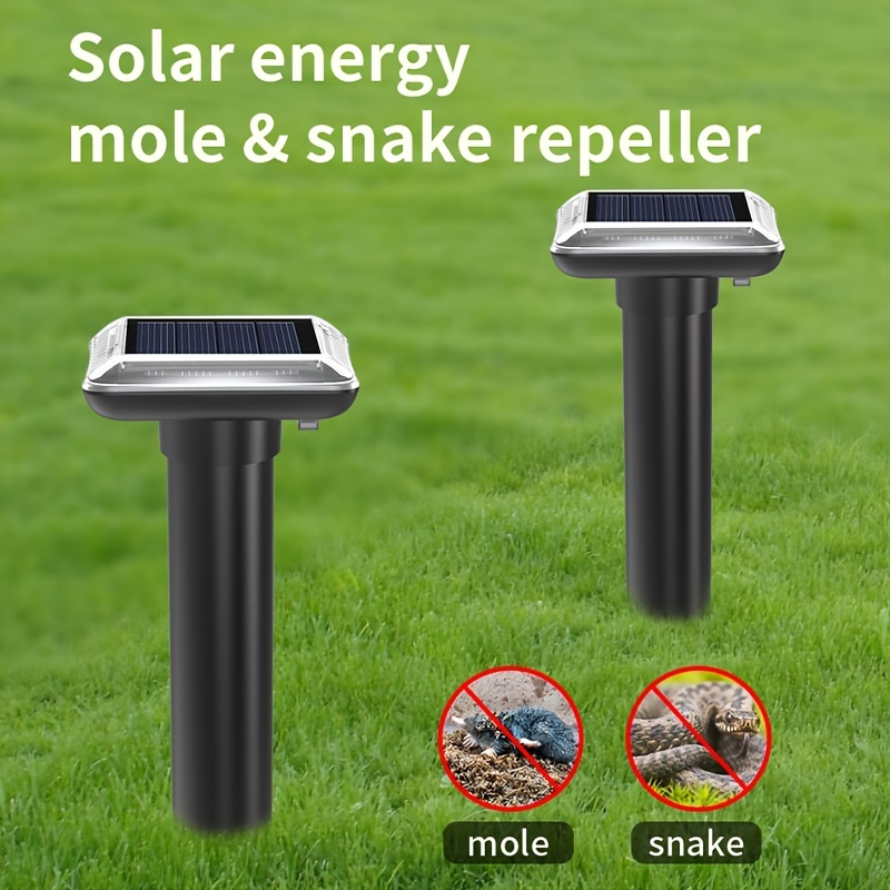 Keep Unwanted Pests Away with this Solar-Powered Ultrasonic Repellent!