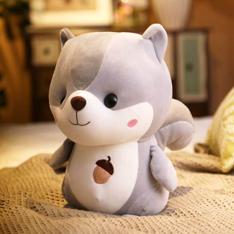 stuffed plush toy squirrel