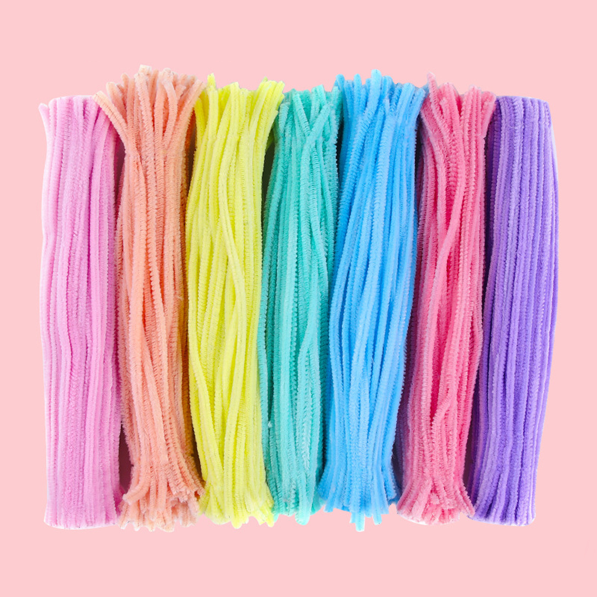 Scovolini colorati, scovolini artigianali flessibili pieghevoli 7 pacchi  attraenti colori vivaci per campi lavorati a mano : : Casa e cucina