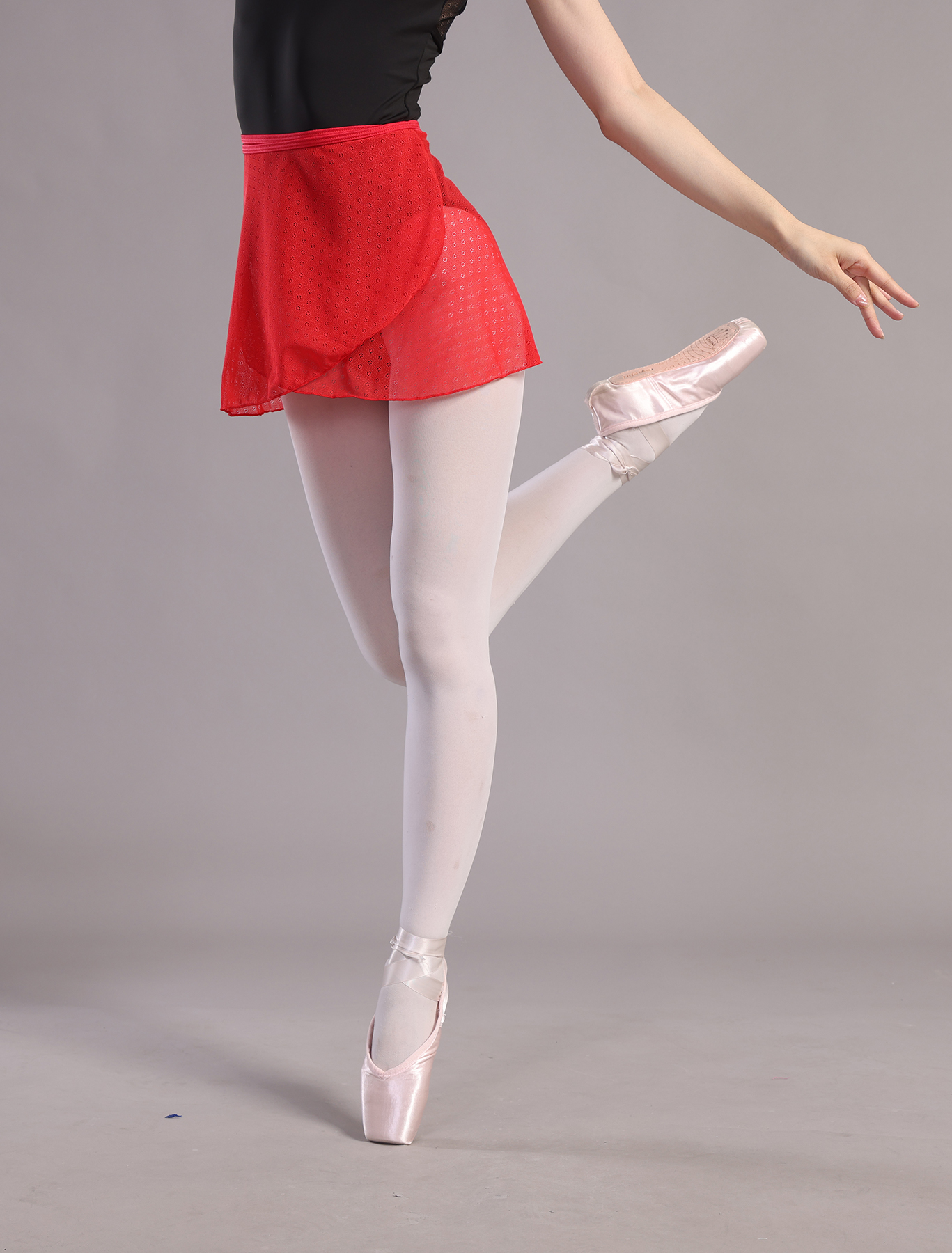 Falda cruzada de balletFalda de ballet para mujer Latin Jazz Ballroom  Sheers para danza, falda de mujer y adolescente