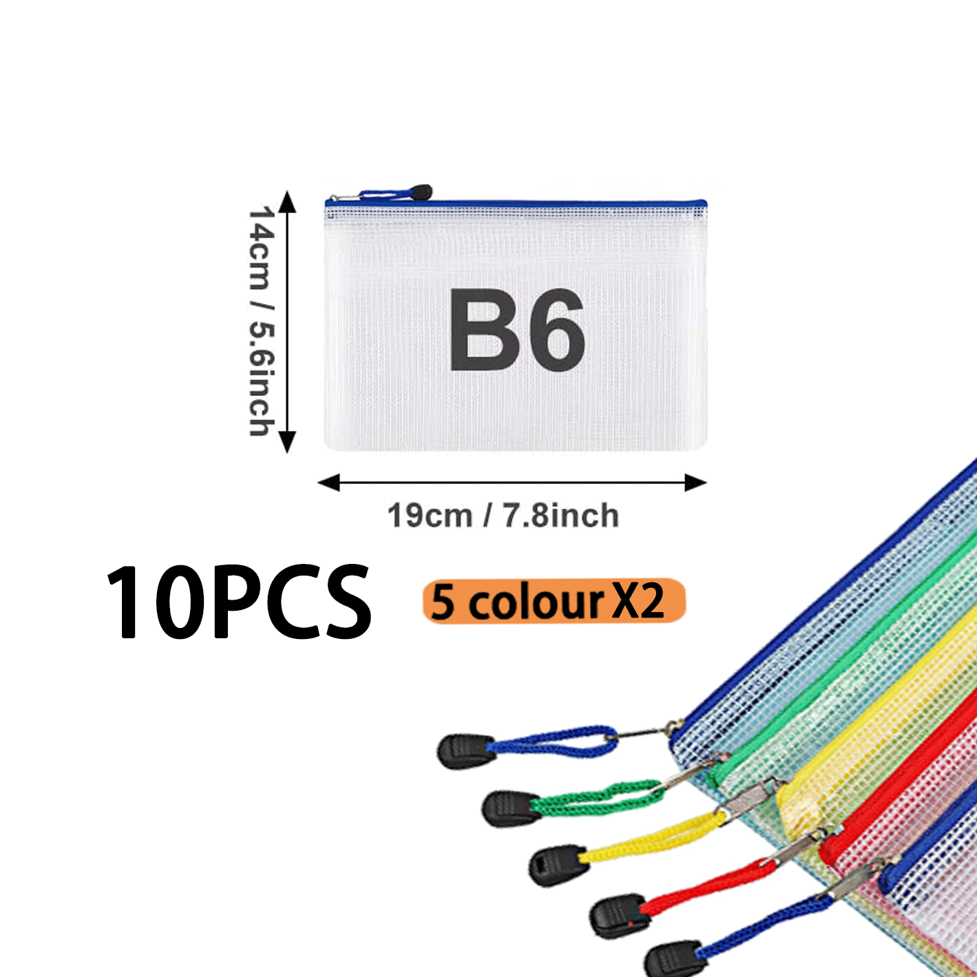 24/16 Mesh Zipper Bags, Cross-stitch And Puzzle Project Bags For Organizing  And Storage, With Various Sizes Suitable For Travel, School, Board Games,  And Office Supplies - Temu