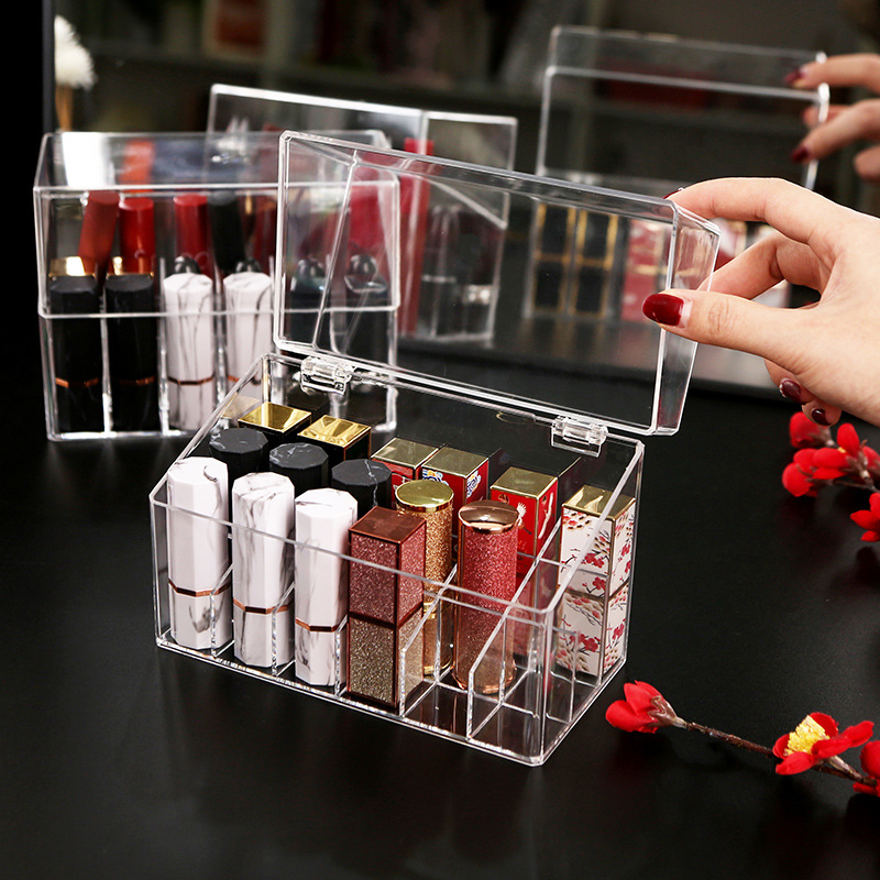 Acrylic Lipstick Box Makeup Storage Box Lipstick Nail Polish - Temu