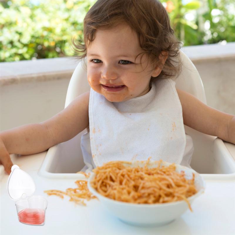 45ml/1.52fl.oz Pp Plastic Transparent Spice Jars Heart Shaped Spice Storage Leak Proof Container