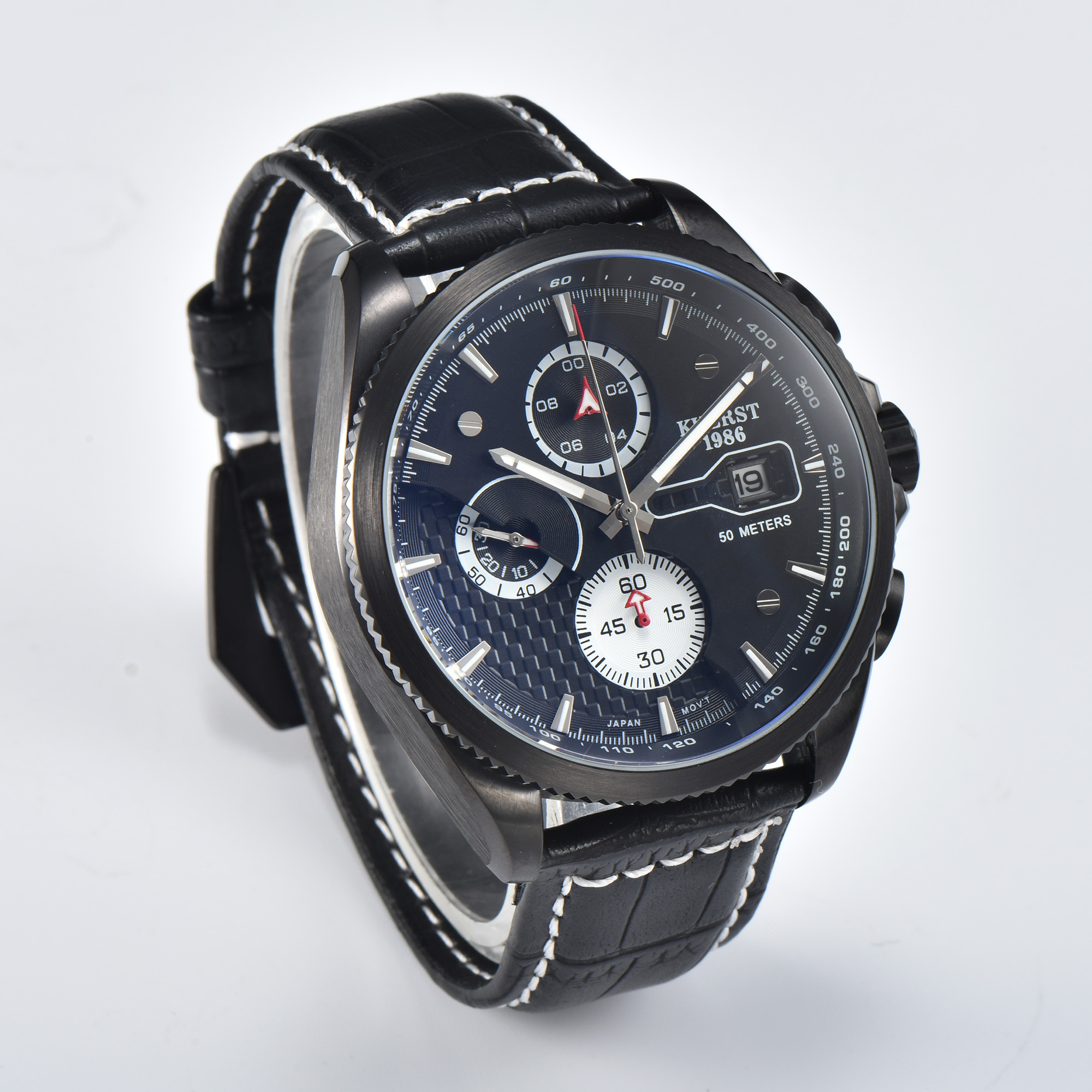 Men's Running Chronograph Quartz Watch,3 Colors Available Temu