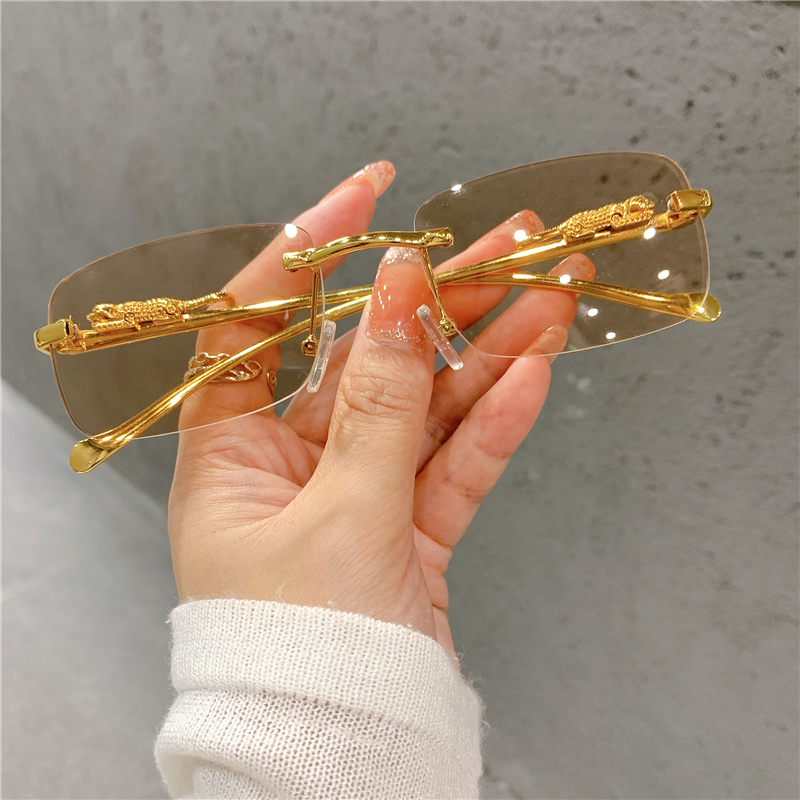 Vintage Luxury Brand Fashion Sunglasses For Women With Classic Leopard Head  And UV400 Protection From Sunglasses191, $10.89